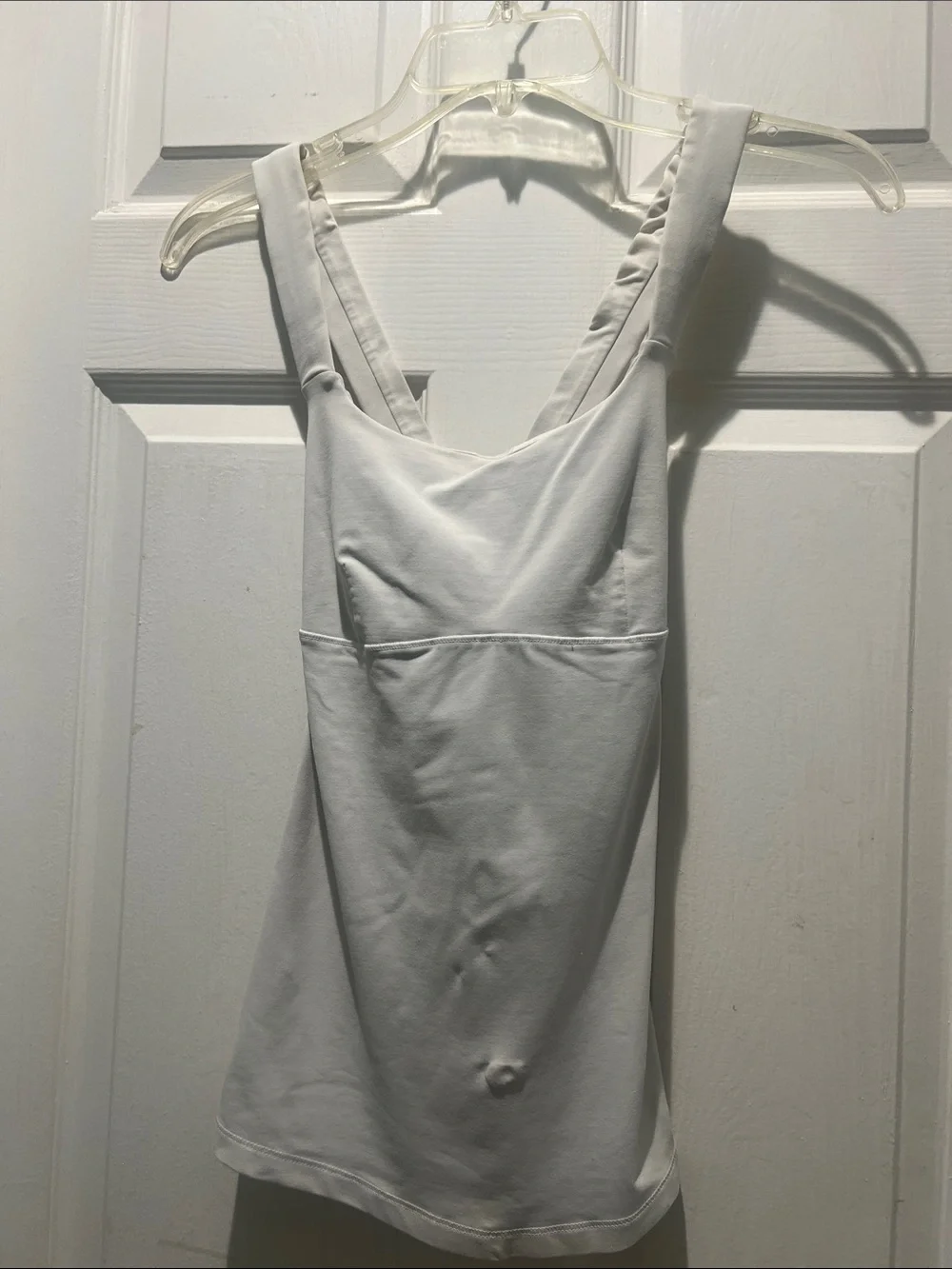 lululemon athletica Off White Scoop Tank